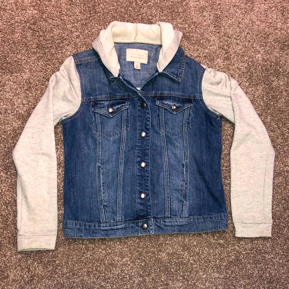 Trendy Hooded Jean Jacket